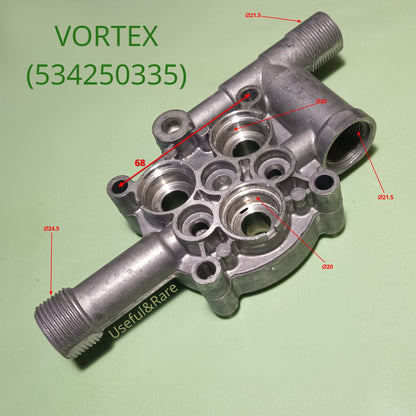 Корпус узла плунжеров автомойки VORTEX (534250335)