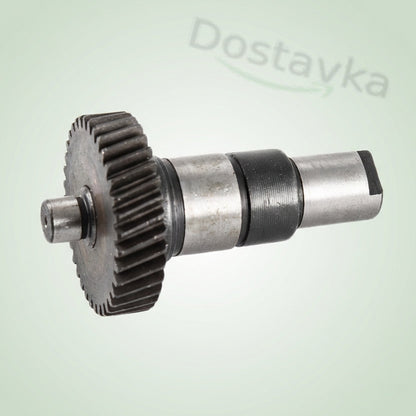 Металлическая шестерня циркулярной пилы Интерскол (с валом) (L70 D40 d20*15)