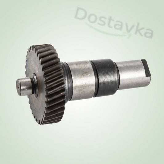 Металлическая шестерня циркулярной пилы Интерскол (с валом) (L70 D40 d20*15)