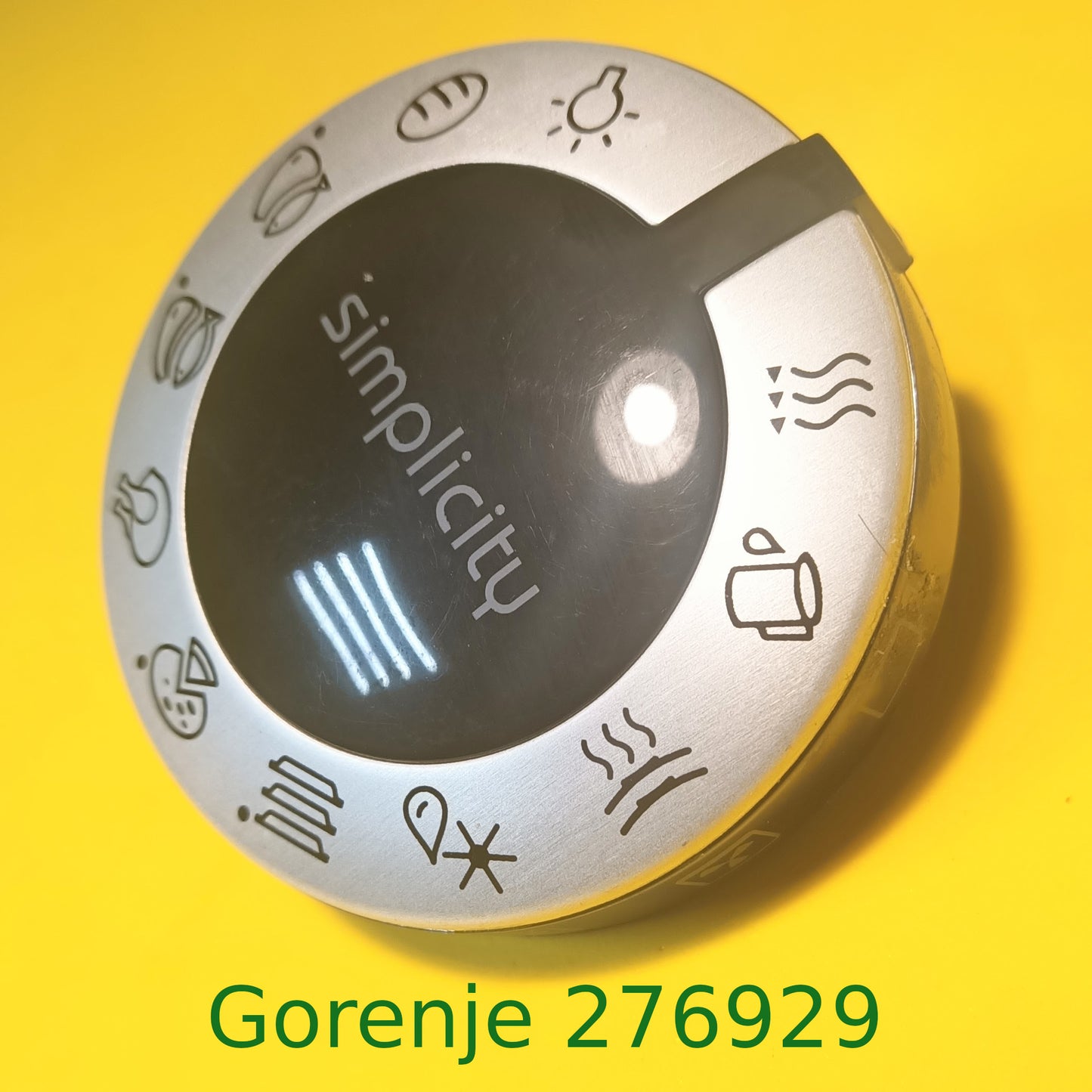 Ручка регулировки режимов 276929 для духового шкафа Gorenje черный