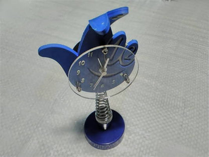 Настольные качающиеся часы mini fun clock на пружине