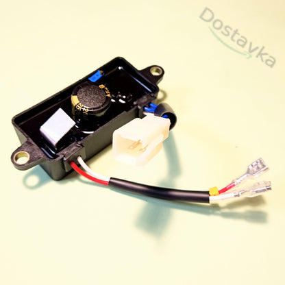 Прямоугольный AVR регулятор напряжения генератора 3 кВт 220В 1-фаза (PRO)
