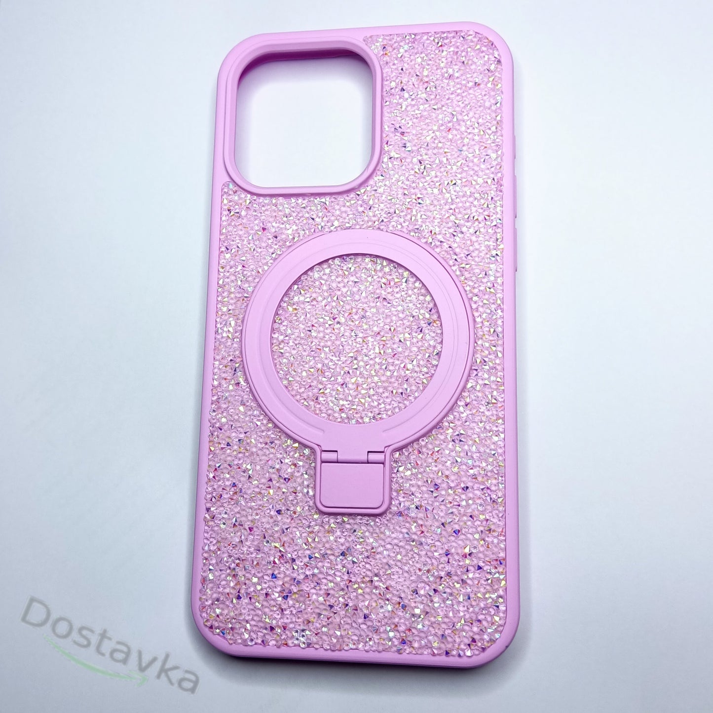 Накладка Чехлы Swarovski Stand Case with MagSafe iPhone 15 Pro Max   — Black