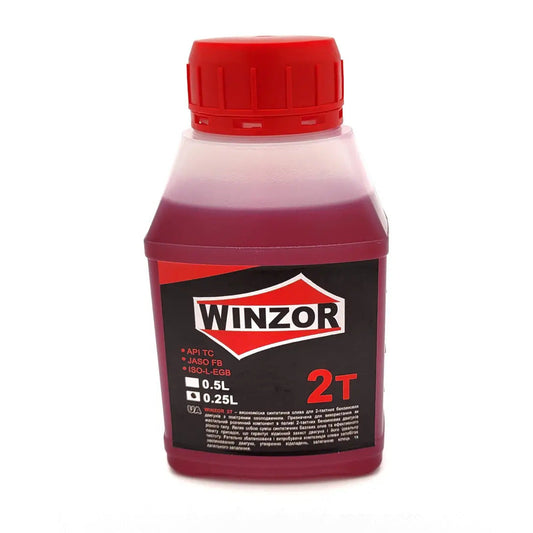 Масло 2Т WINZOR Синтетика (0.25 л), красное