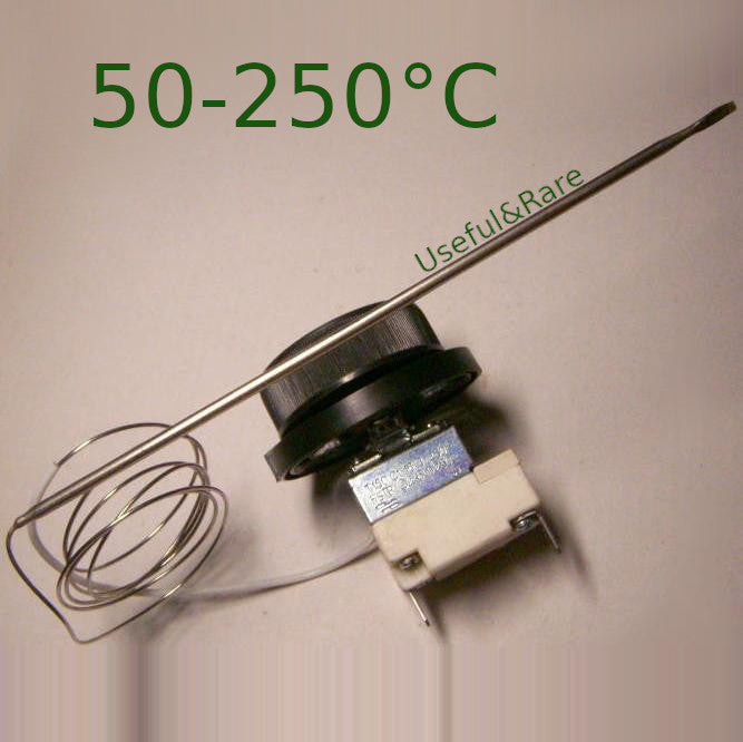 Electric oven thermostat WYF250Y 50-250°C long sensor 170 mm (2-pin)