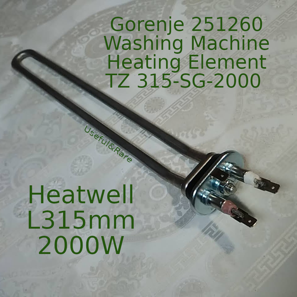 Тэн TZ 315-SG-2000 Heatwell для стиральной машины Gorenje