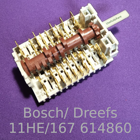 Переключатель режимов 614860 (11HE/167) духовки Bosch
