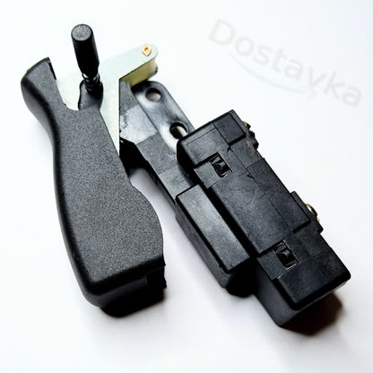 Кнопка з фіксатором 180, 230 (SPST) для болгарки Елпром, Dewalt