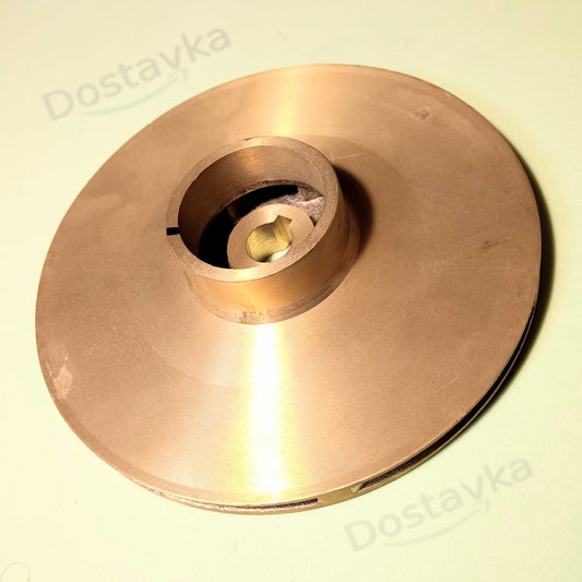Колесо рабочее для центробежного насоса NPO HPF350 (Ø14*Ø150*4,5*Ø49*3*33) (тип 2/1) (латунь) (A10)