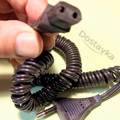 Сетевой шнур питания электробритвы с двойным разъемом