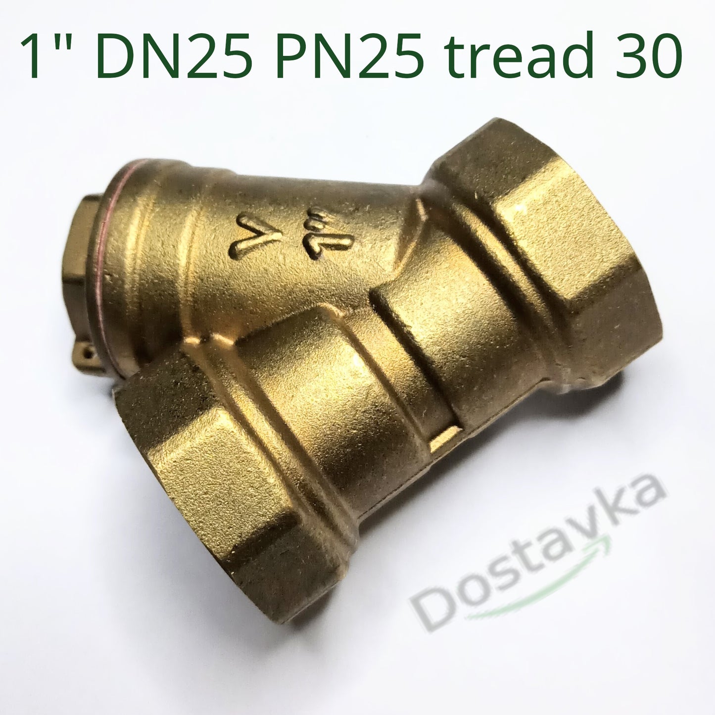 Фильтр грубой очистки 1" DN25 PN25 внутрення резьба 30 мм (водопровод)