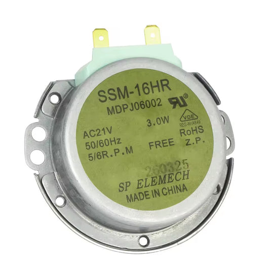 Двигун піддону для НВЧ печі SSM-16HR 2.5/3r/min 21V 180mA 3W H(шток)=8.5mm LG