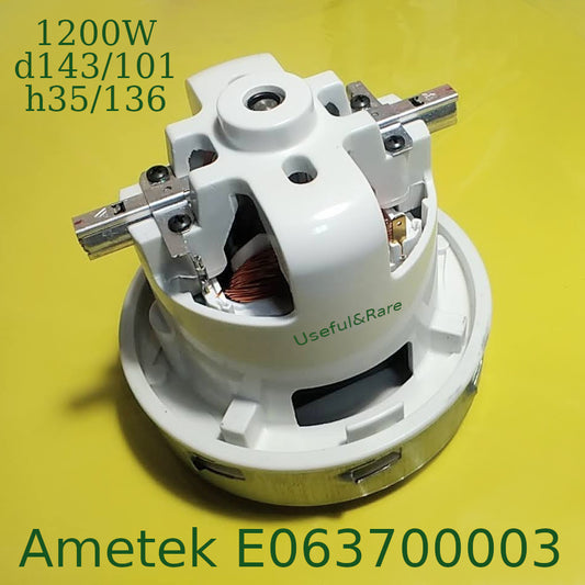 Двигатель Ametek 063700003 D143 H136 1200W для пылесоса