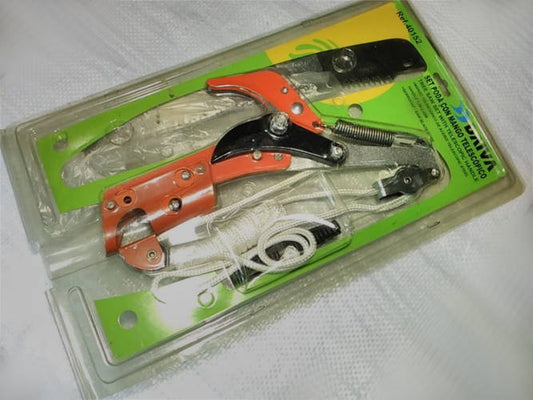 Трех-ножевые садовые ножницы веткорез с веревкой на палку (до 3 метров) (mod.40152)