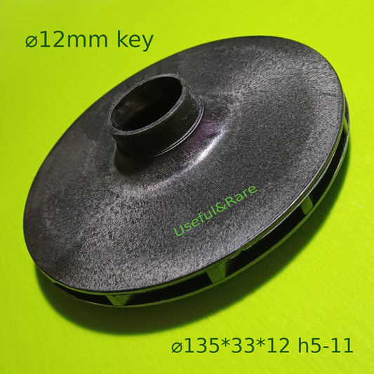 JSWm 15M, JSWm 2C series pumps impeller 164GRJCR 15 pump (∅134x12x33 h5.5-11 key bushing h20)