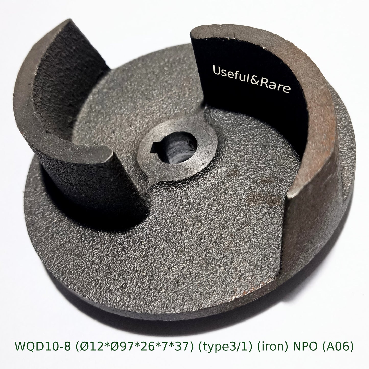 Drainage fecal pump WQD10-8 cast iron wheel impeller d97 h31-38