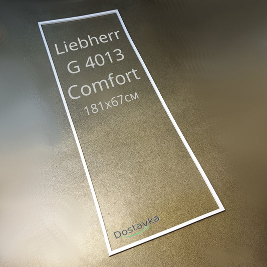 Уплотнитель 181х67см двери холодильника Liebherr G 4013 Comfort