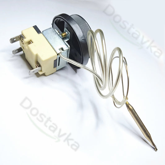 Термостат Sanal FSTB 16А 250В (50-300°С) (3-pin) с ручкой управления для духовки