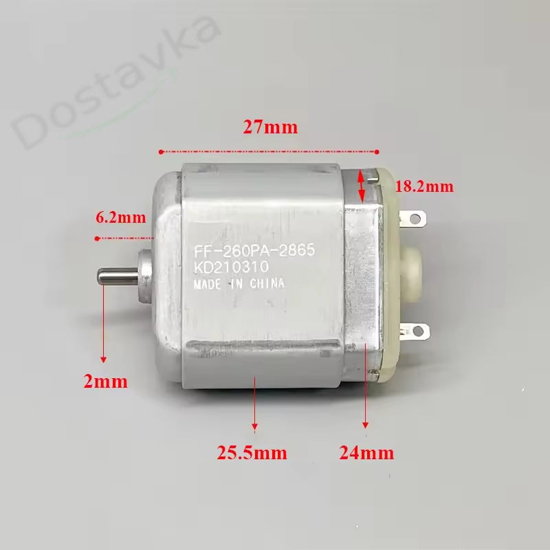 Двигун HQ662, HQ664, HQ665 (1.2-2.4V–3.7V) для електробритви Philips