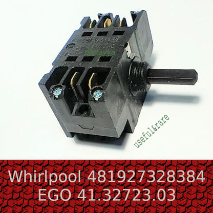 Переключатель EGO 41.32723.030 электроплиты Whirlpool, Ardo, Electrolux EHF 3920 BOK (47521)