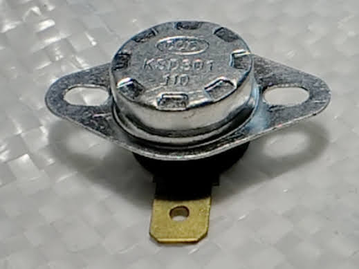 Термостат перегріву, датчик тяги 110°C 10 A 250 В KSD301 для газової колонки, котла