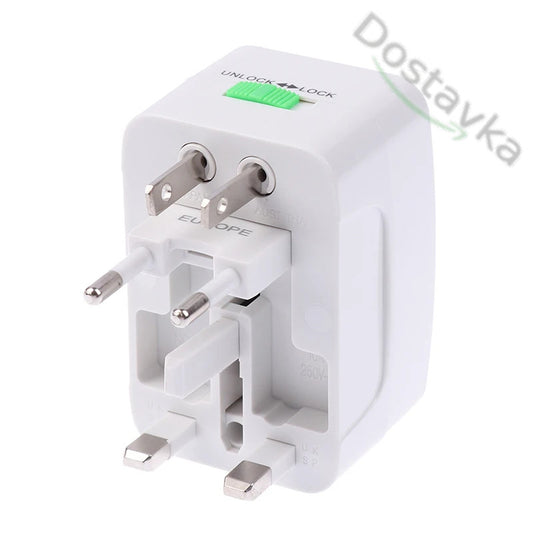 Сетевой переходник адаптер All in one EU UK US AU AC (100-240V 10A)