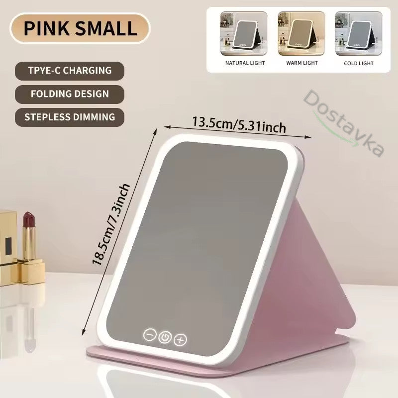 USB Дзеркало для макіяжу Folding makeup mirror 806