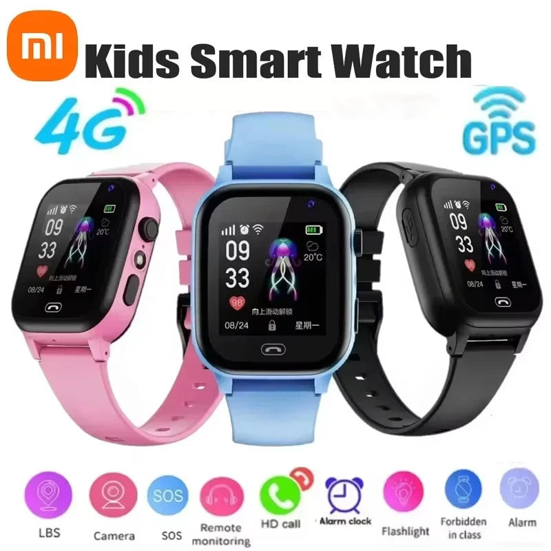 Детские смартчасы Smart Baby Watch Xiaomi M3MAX Waterproof с GPS трекером 4G