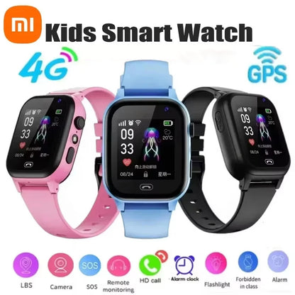 Детские смартчасы Smart Baby Watch Xiaomi M3MAX Waterproof с GPS трекером 4G