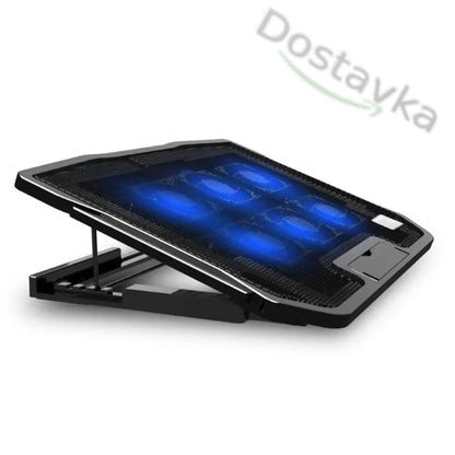Охлаждающая Подставка кулер для ноутбука H9 (2 USB порта + 6 вентиляторов)