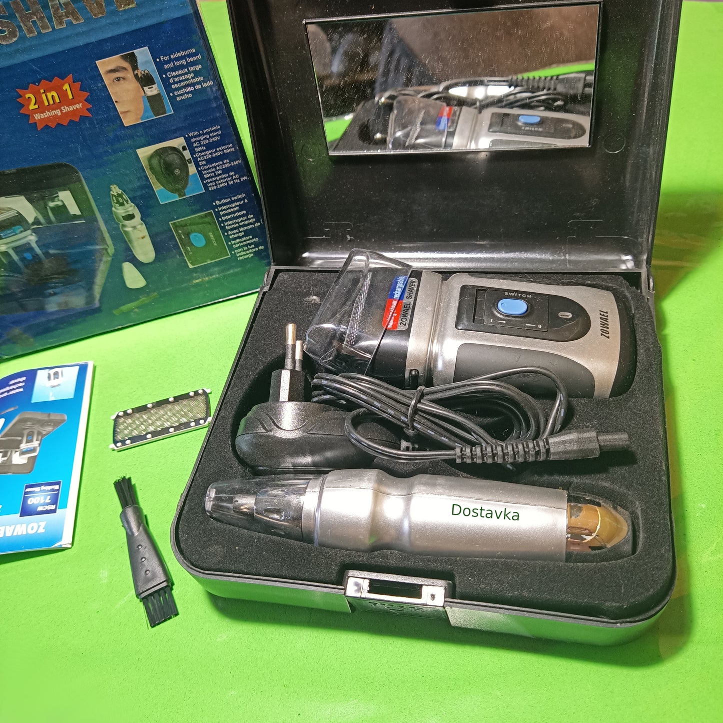 Водонепроникна універсальна бритва + тример Zowaelshave RSCW 7100