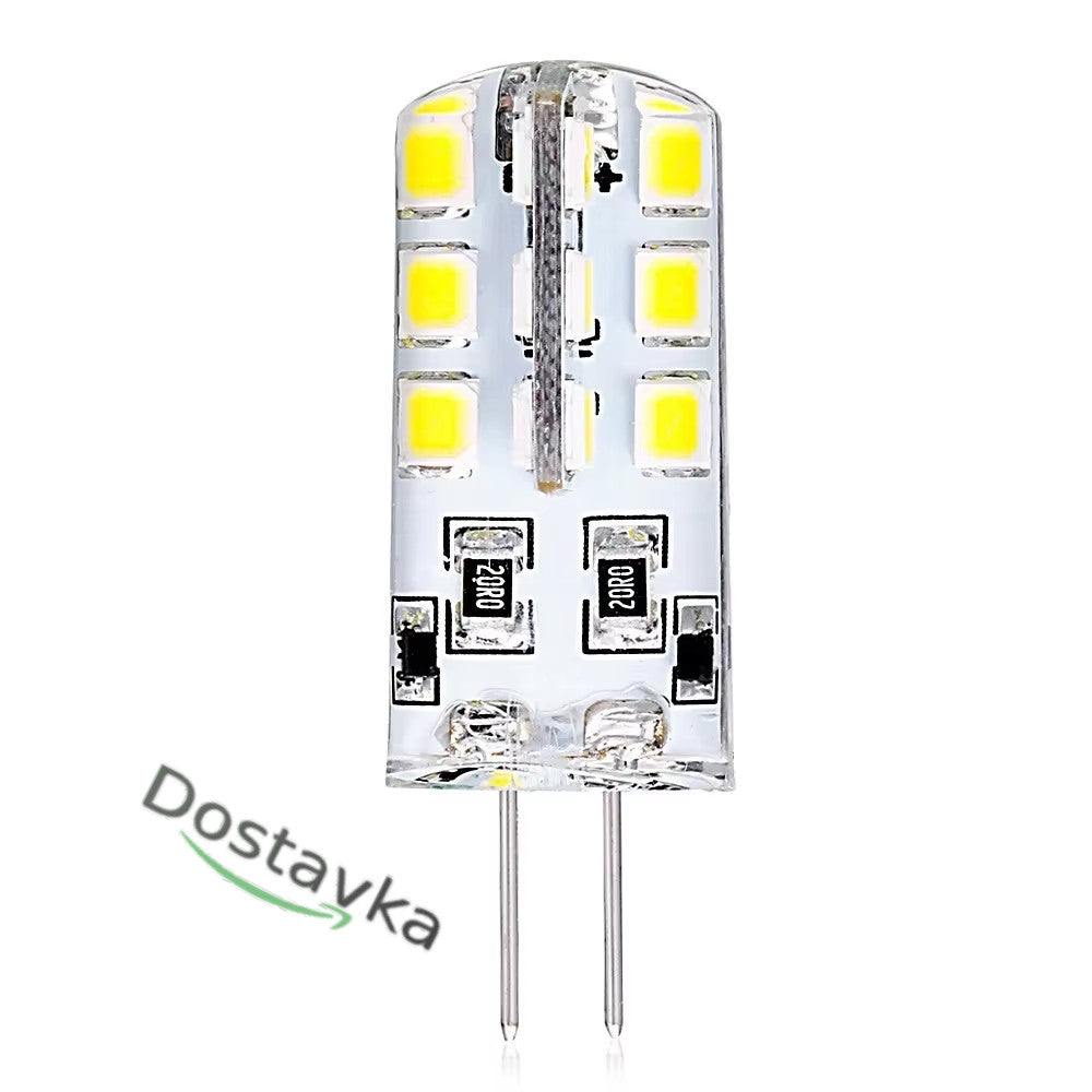 Диодная лампочка G4 220V 5W  16*33 на цоколе