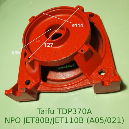 Центральная фланцевая опора насоса JET80B/JET110B JET-B(X/AX) (Ø35) кольцо 30 мм (4 болта)