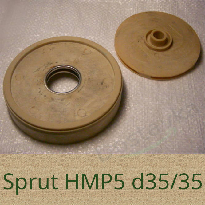 Секция d122 h27 крыльчатка диффузор водяного насоса Sprut HMP 5, Aquatica MH-1300