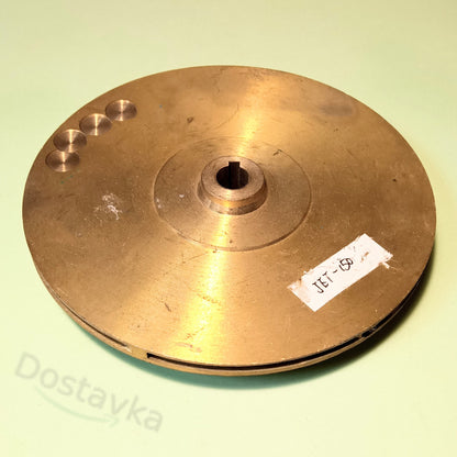 Латунное рабочее колесо для водяного насоса Euroaqua JET 150 (D150*d12 всос 44)