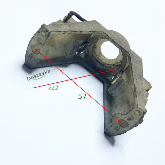 Кронштейн електродвигуна газонокосарки/ електрокоси d22 w57 h46