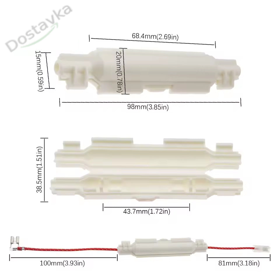 Предохранитель H.V. 5KV 0.90A THV060T-0900-H для СВЧ Samsung