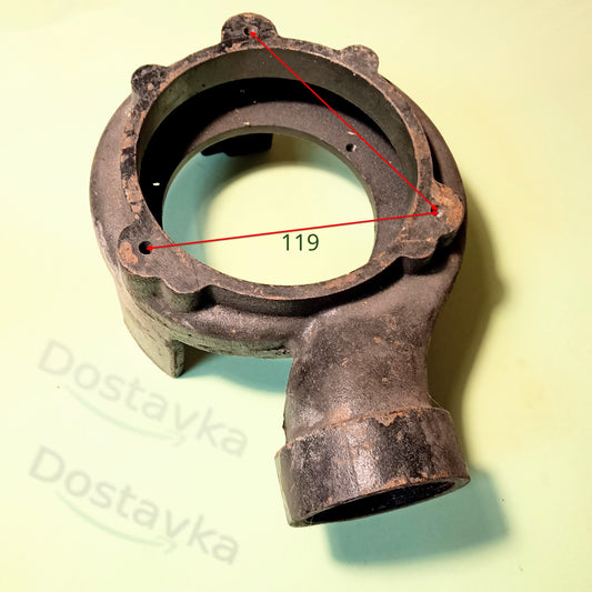 Нижняя чугунная опора насоса Euroaqua серии WQCD (на 3 болта/ 3 ногах)