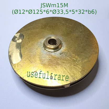 JSWm15M centrifugal pump Impeller wheel (Ø12*Ø125*6*Ø33.5*5*32*Z6) (type 2/1) (brass)