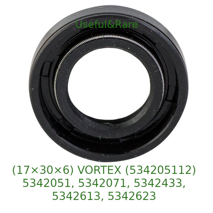 Oil seal (17×30×6) car wash VORTEX (534205112) 5342051, 5342071, 5342433, 5342613, 5342623