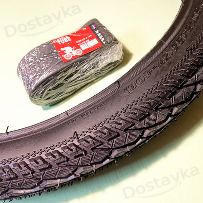 Широкая покрышка 20х2.125 (57-406) «Ёлка» для велосипедов Аист, Десна, BMX