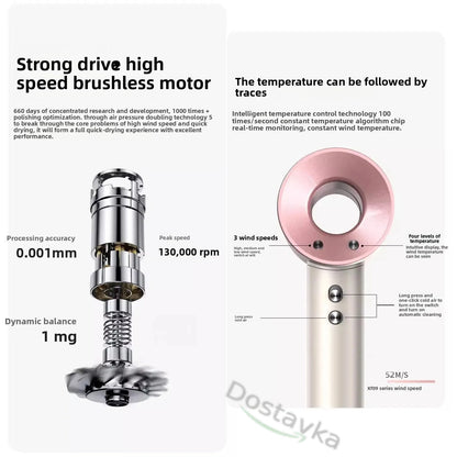 Безлистный фен Leafless Hair Dryer 5 in 1 (без лопастей)