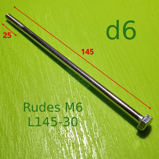 Стяжной болт M6 145-30 (нержавейка) для водяных насосов Rudes