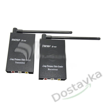 Беспроводной аудио/видео передатчик 2 Вт (2.4GHz) для камер видеонаблюдения