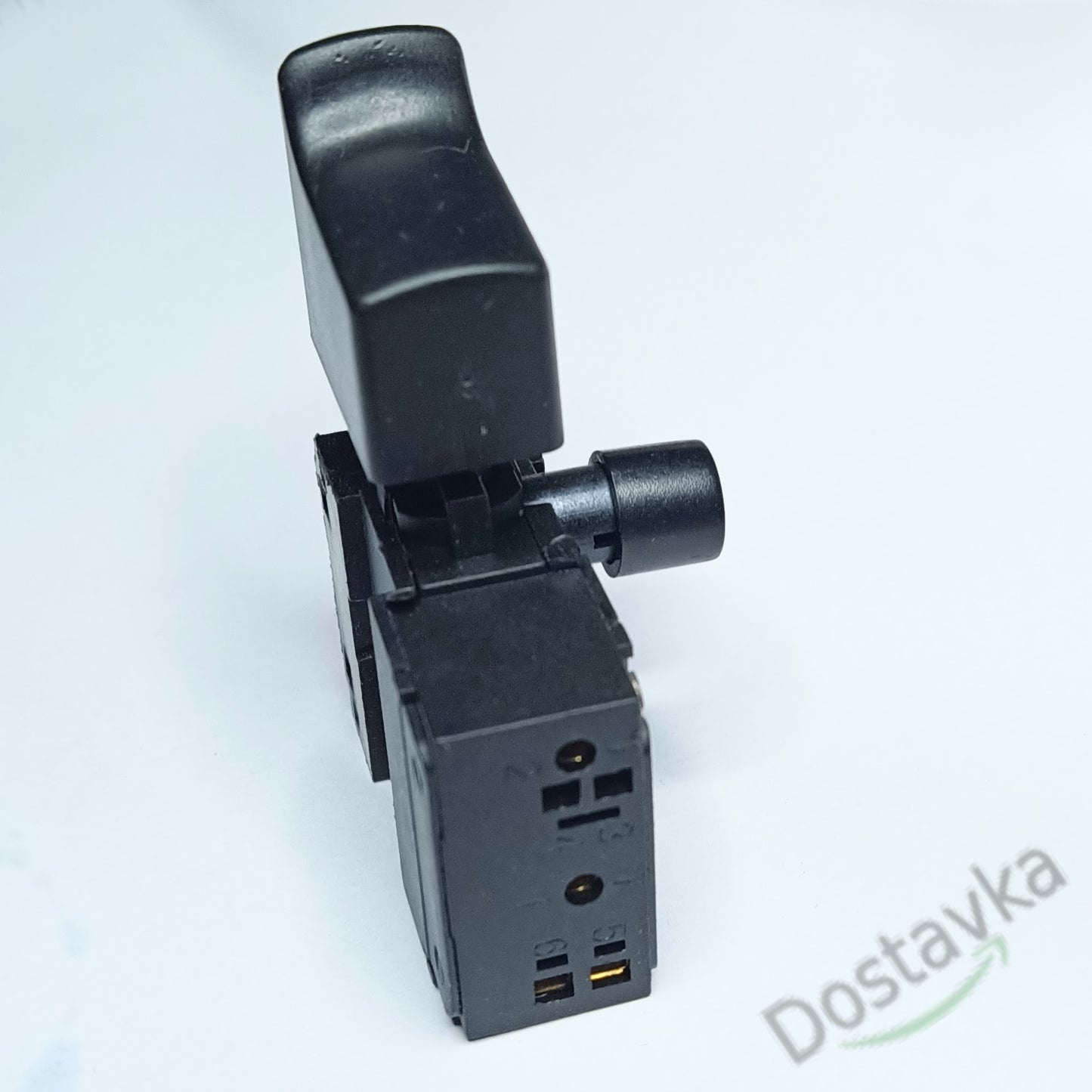 Кнопка FA2-5/1BEK h52 для сетевого шуруповерта дрели Элпром (клавиша 14*23)