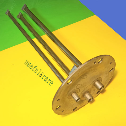 Фланець під сухі тіні для бойлера Electrolux 50266820005 (нержавіюча сталь) D зовнішній=167mm L трубок=410/430mm (під анод M8)