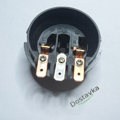 Нижняя контактная вилка подставки чайника Surox CB (250V, 13A) D889N d20.5*12