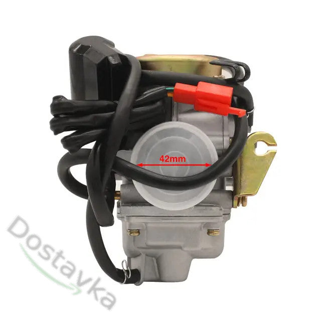 Карбюратор GY6 125cc 150cc для мототехніки Hummer, Bashan, Shineray, Speed ATV 150/250 см3 (мембрана 24 мм)