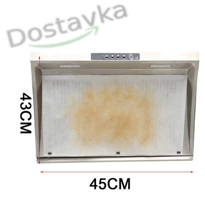 Масляный Впитывающий Одноразовый фильтр колпак для Кухонной вытяжки (набор 12 штук)