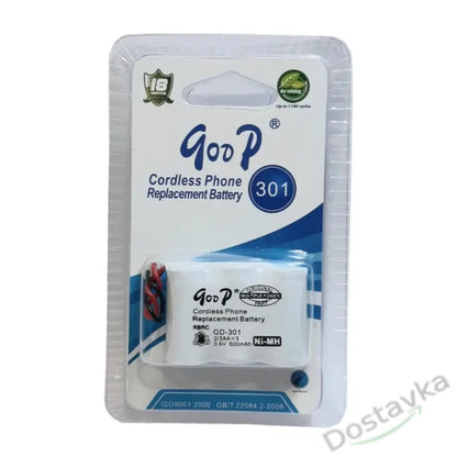 Батарея Аккумулятор Panasonic P-P301 KX-A36A 3.6V для радиотелефонов